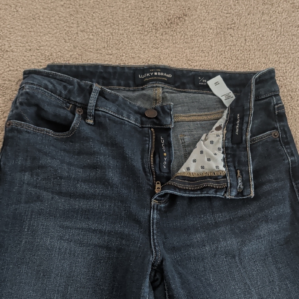 Lucky Brand Women's Dark Blue High Rise Jeans